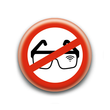 Badge : Lunettes connectées interdites