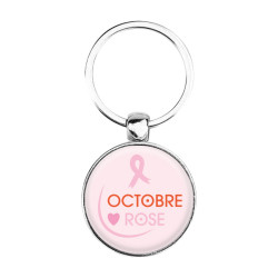 Porte-clés : Octobre rose
