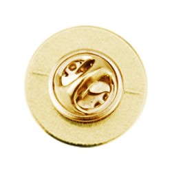 Dos du pin's doré