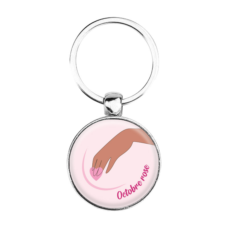 Porte-clés : Octobre rose