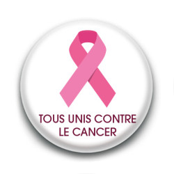 Badge : Tous unis contre le cancer