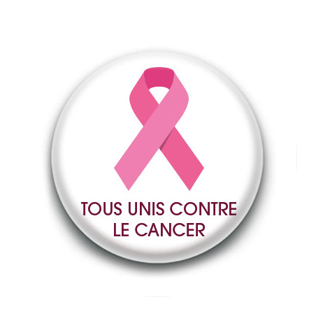 Badge : Tous unis contre le cancer