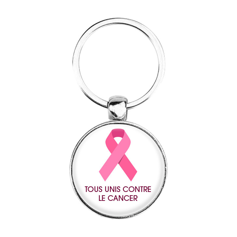Porte-clés : Tous unis contre le cancer