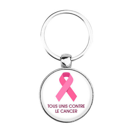 Porte-clés : Tous unis contre le cancer