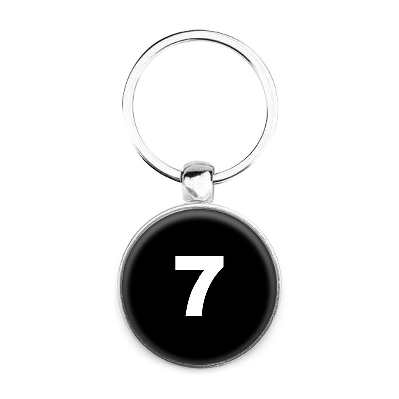 Porte-clés : Numéro 7
