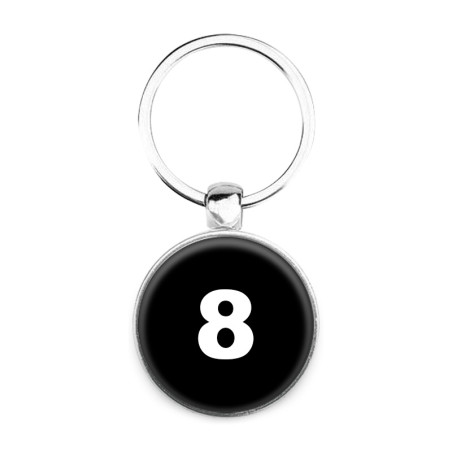 Porte-clés : Numéro 8