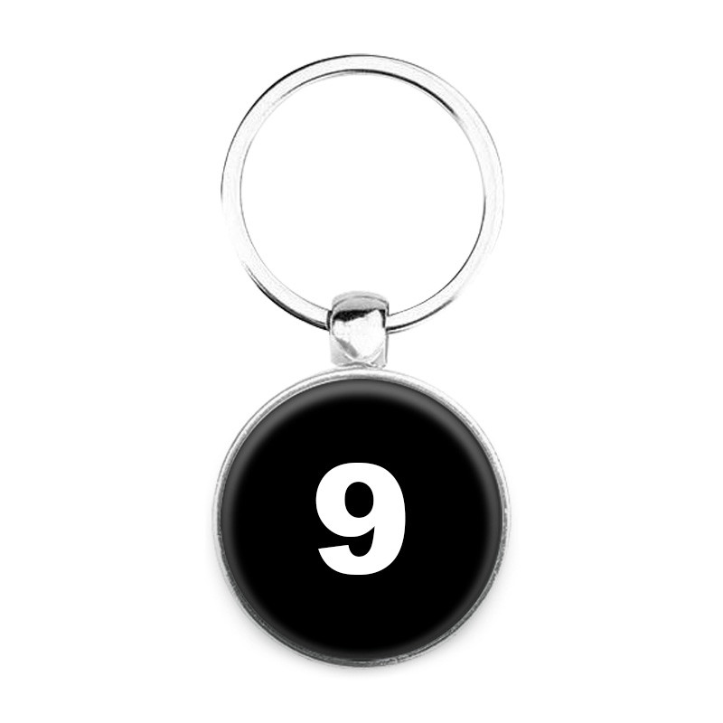 Porte-clés : Numéro 9