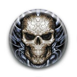 Badge Tete de mort 2
