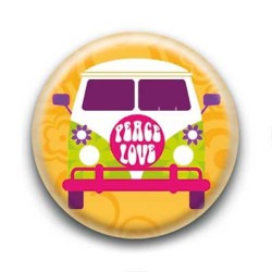 Badge : Van peace & love