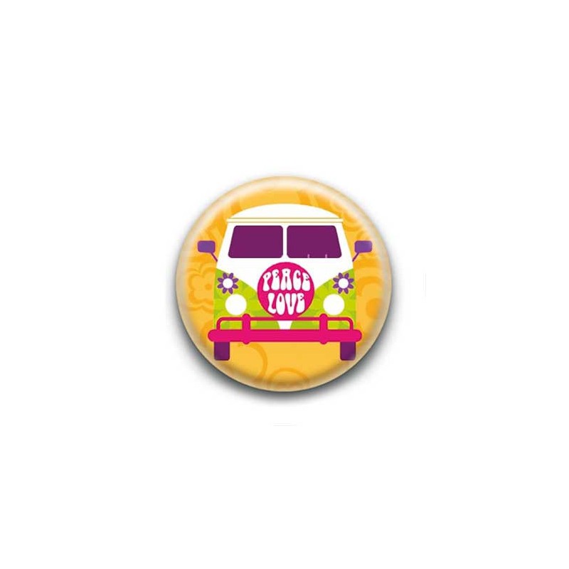 Badge : Van peace & love