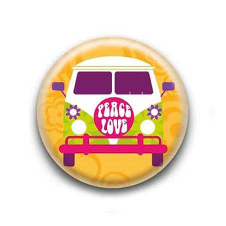 Badge : Van peace & love
