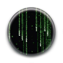 Badge Binaire Matrix