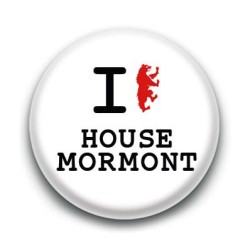 GAME OF THRONES 25MM MORMONT BADGE BUTTON PIN NEW 