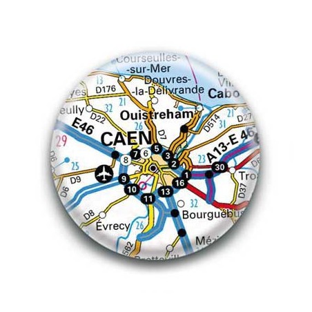 Badge GPS Ville de Caen
