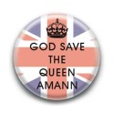 Badge : God save the queen amann