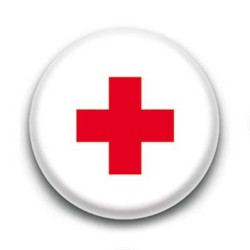 Badge : Croix rouge