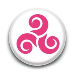 Badge Triskel Rose