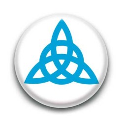 Badge Triquetra Bleu