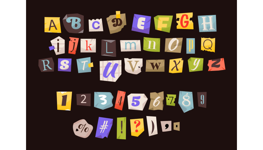 Porte-clés Chiffres & Lettres