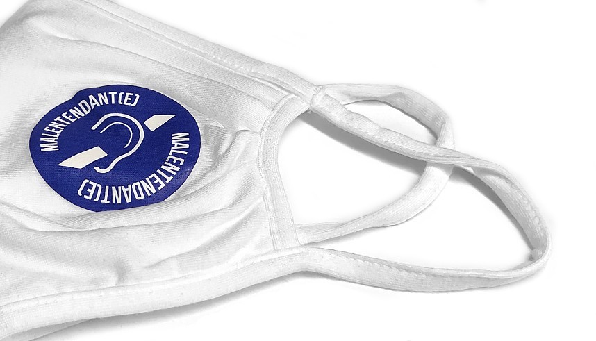 Masques, gourdes, magnets avec des visuels funs, informatifs, décallés