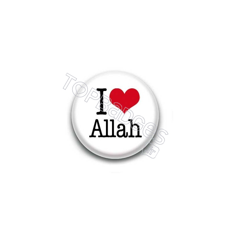 Badge I Love Allah