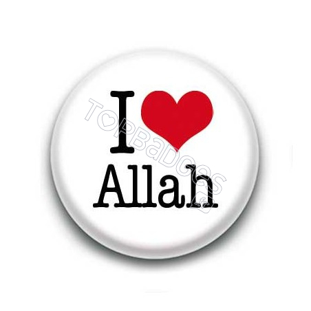 Badge I Love Allah