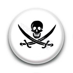 Badge Symbole Pirate