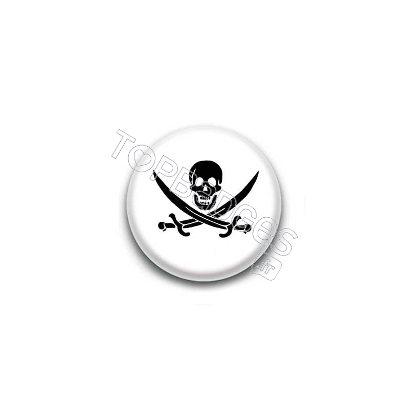 Badge Symbole Pirate