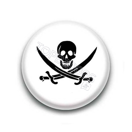 Badge Symbole Pirate