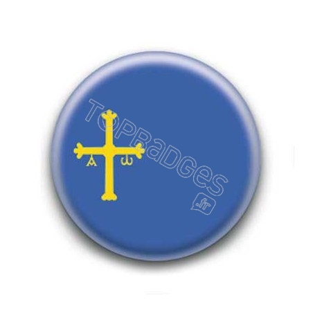 Badge Drapeau Asturies