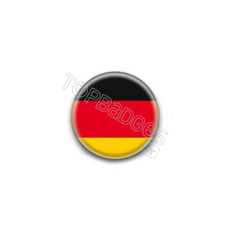 Badge Drapeau Allemand