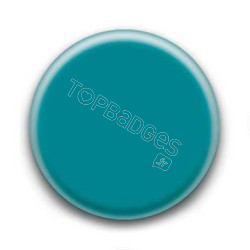 Badge bleu turquoise