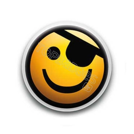 Badge : Smiley pirate