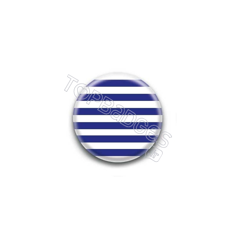 Badge Marinière bleu