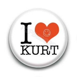 Badge I love Kurt