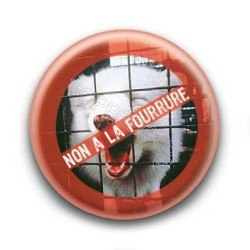 Badge non a la fourrure