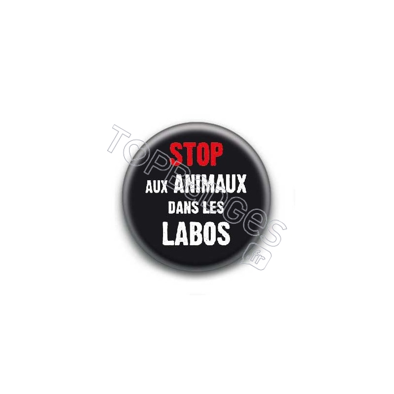 Badge stop aux animaux dans les labos