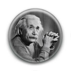 Badge : NB, scientifique Albert Einstein