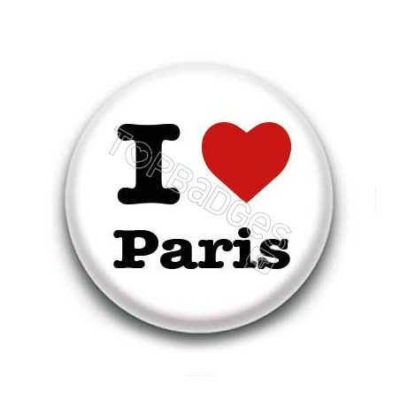 Badge I Love Paris 