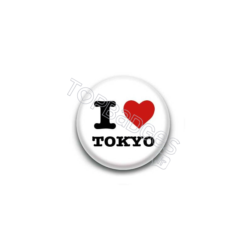 Badge I Love Tokyo