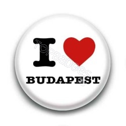 Badge I Love Budapest