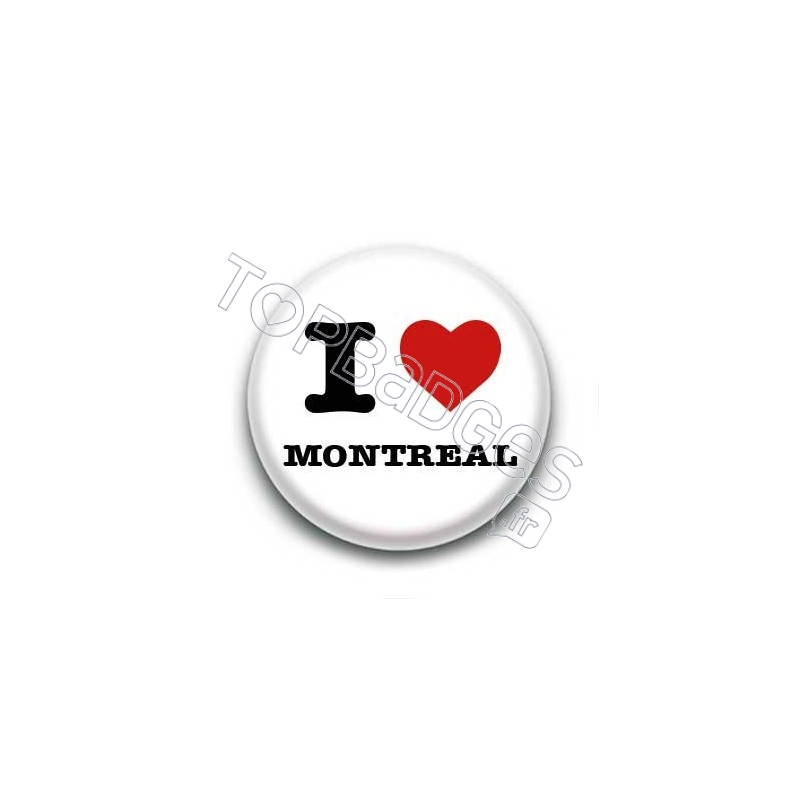 Badge I Love Montreal