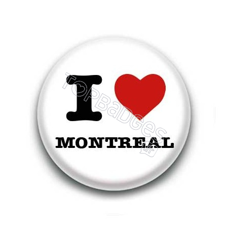 Badge I Love Montreal