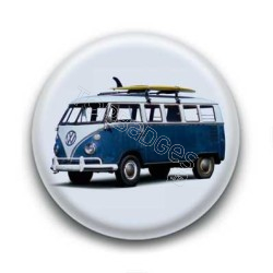 Badge mini bus retro