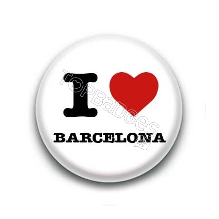Badge I Love Barcelona