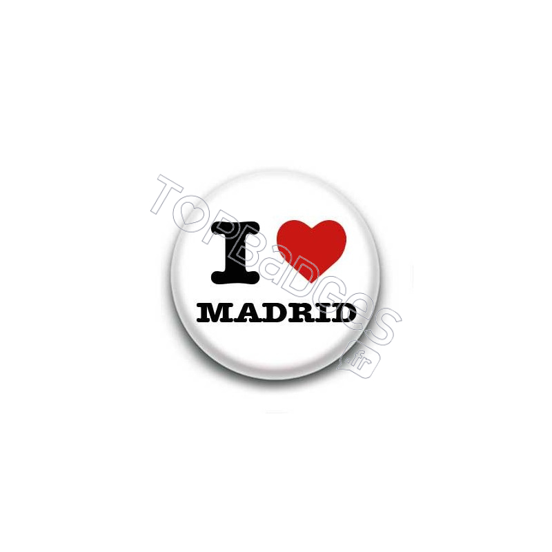 Badge I Love Madrid