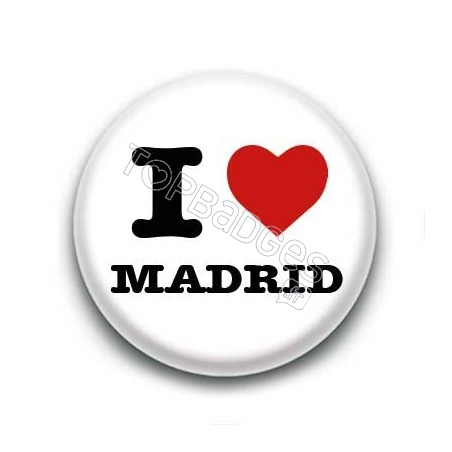 Badge I Love Madrid