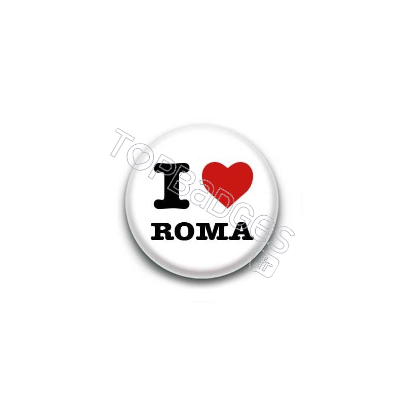Badge I Love Roma