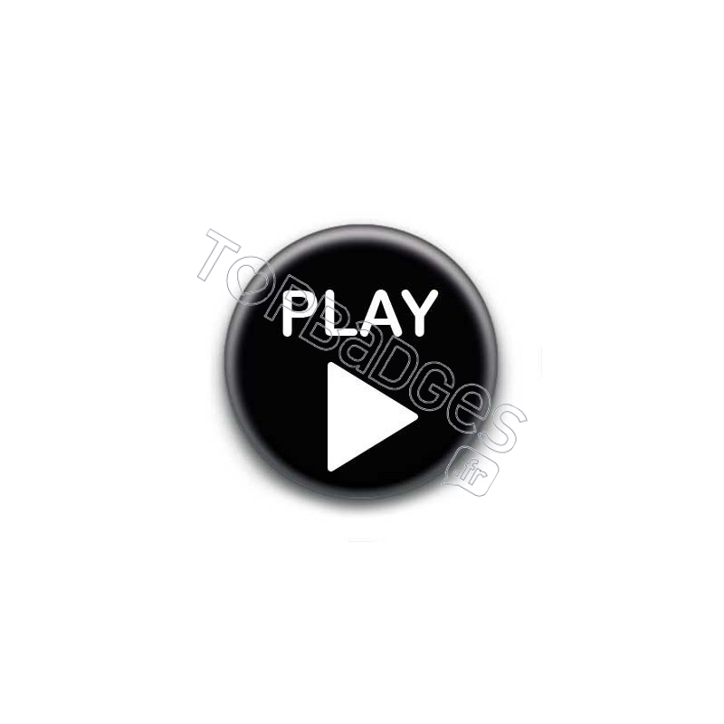 Badge icône play