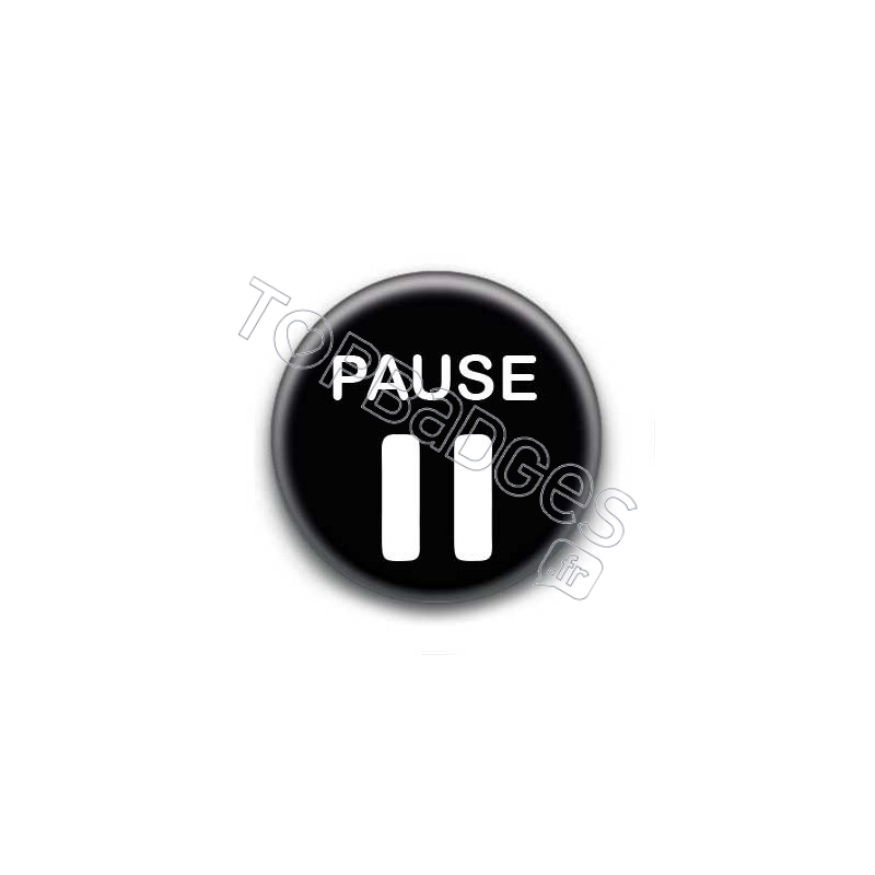 Badge icône pause